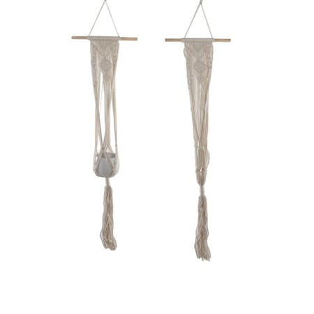 Conservatorio 33' H hanging macrame planter hanger CO2970930